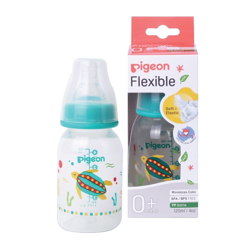 Pigeon Botol PP RP Silicone Nipple Type S Penyu Belimbing 120ml | Gogobli