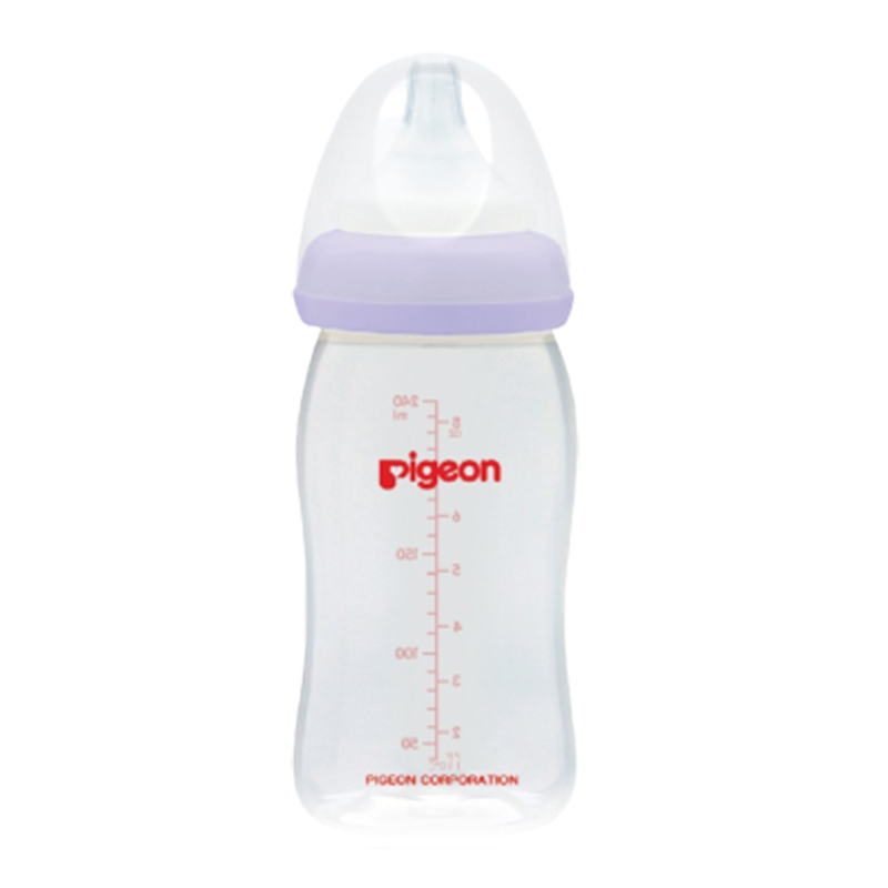 Pigeon Botol Susu PP Wide Neck Purple 240ml | Gogobli