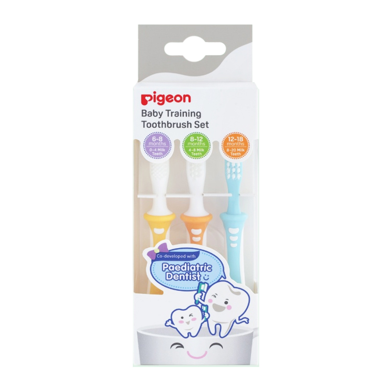 Pigeon Training Toothbrush Lesson 123 Set Mix | Gogobli