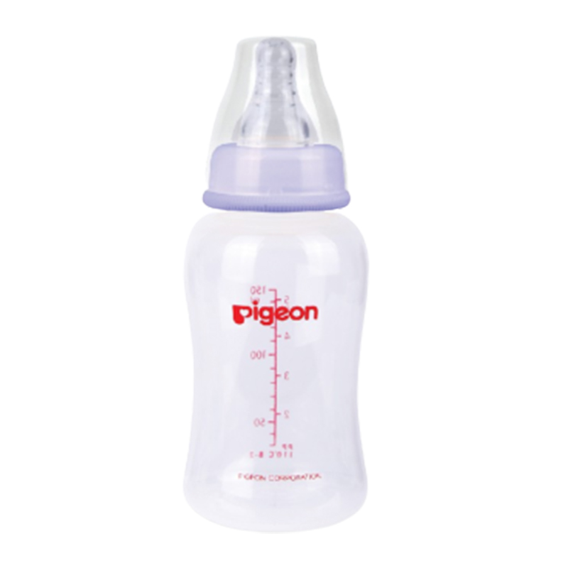 Pigeon Botol Susu PP Clear Streamline Purple 150ml | Gogobli