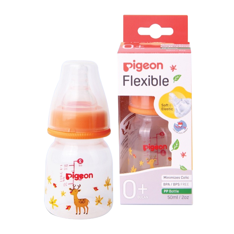 Pigeon Botol PP RP Silicone Nipple Type S Rusa 50ml | Gogobli