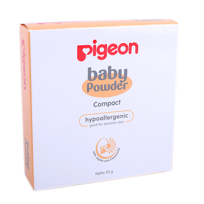 Pigeon Baby Powder Cake Chamomile White 45gr | Gogobli