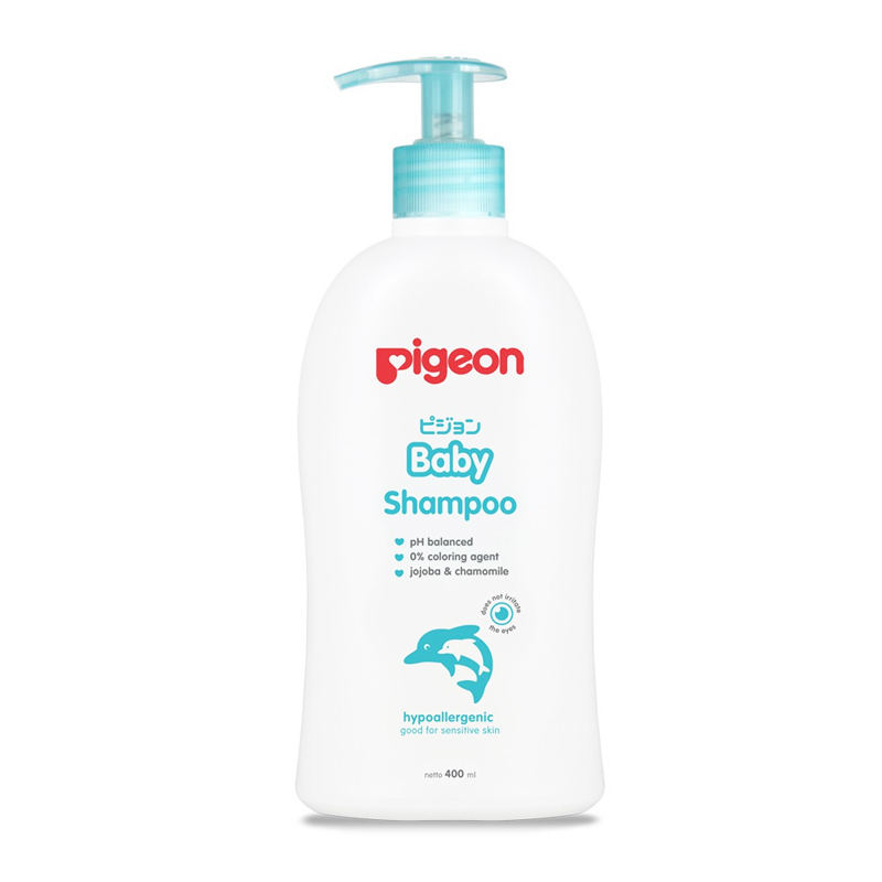 Pigeon Baby Shampoo Jojoba And Chamomile Hypoallergenic (Pump) 400ml | Gogobli