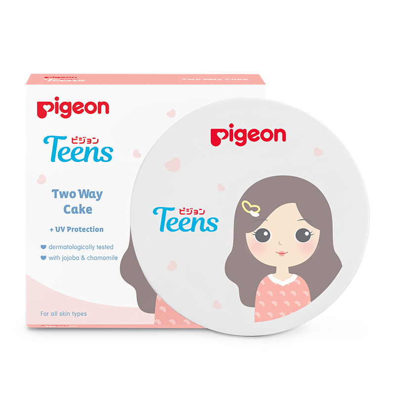 Pigeon Two Way Cake UV Protection Beige 14gr | Gogobli
