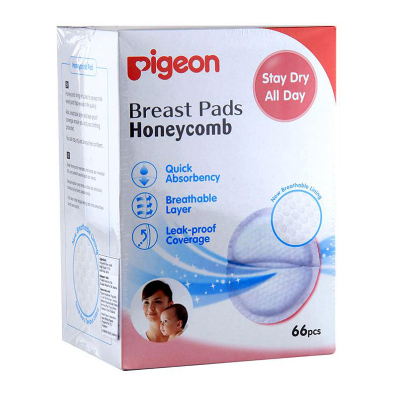 Pigeon Breast Pads Honeycomb 66pcs | Gogobli