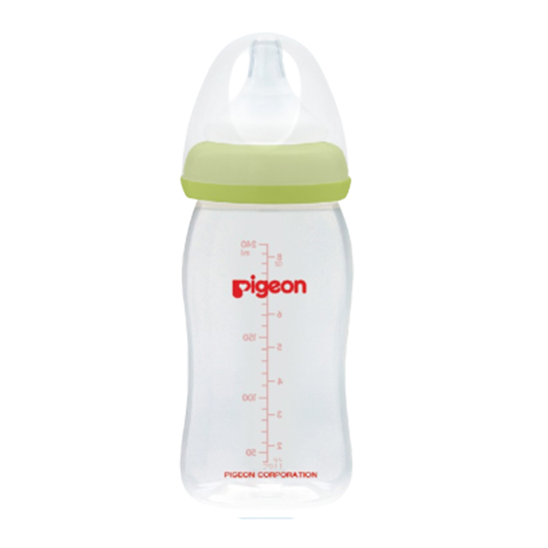Pigeon Botol Susu PP Wide Neck Green 240ml | Gogobli