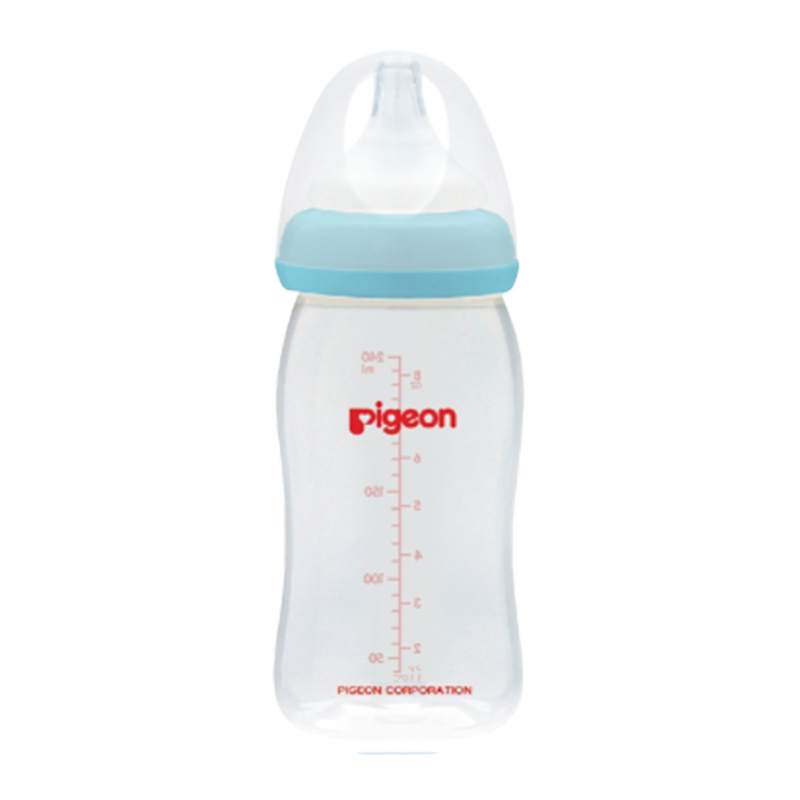 Pigeon Botol Susu PP Wide Neck Blue 240ml | Gogobli