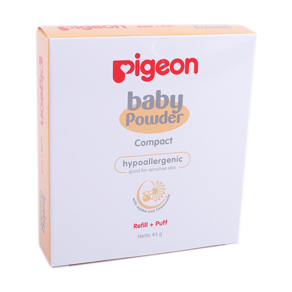 Pigeon Baby Powder Cake Chamomile Refill 45gr | Gogobli