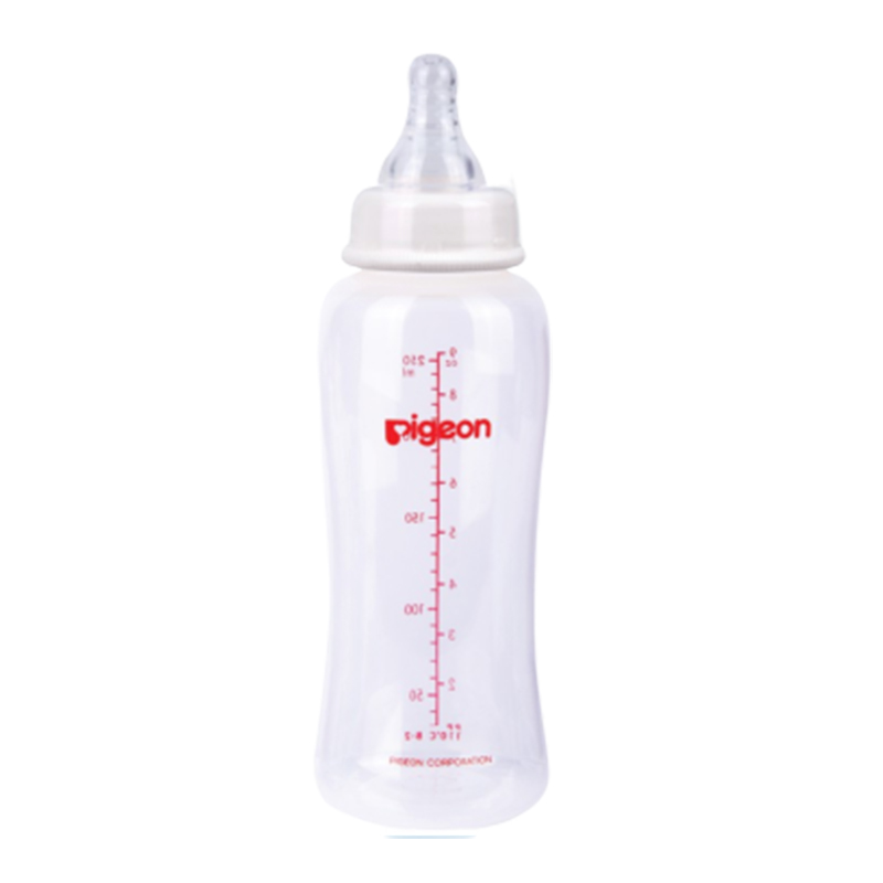Pigeon Botol Susu PP Clear Streamline Ivory 250ml | Gogobli