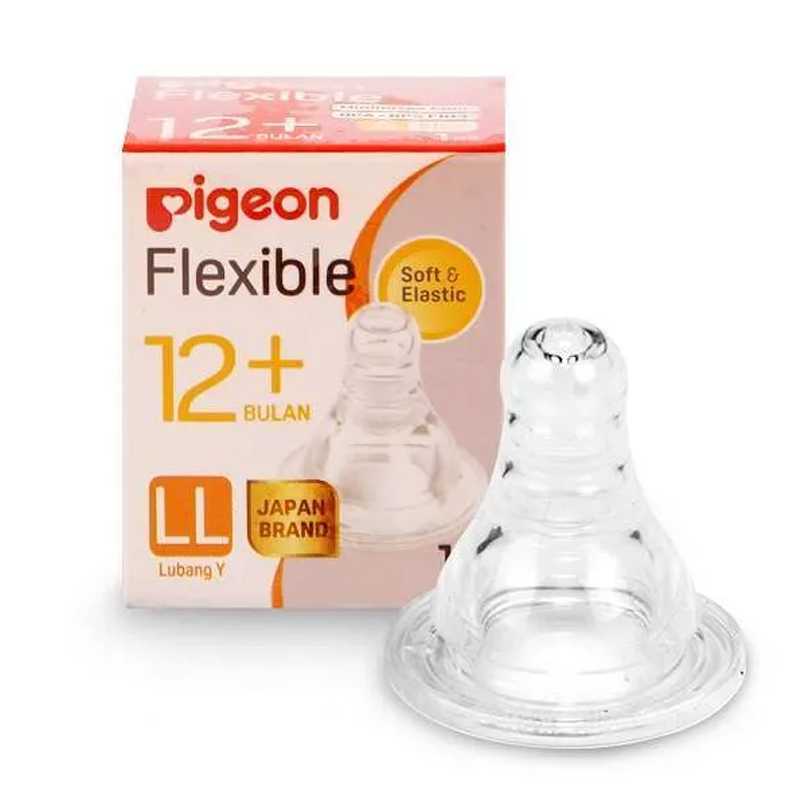Pigeon Peristaltic Slim Neck Nipple 1s LL | Gogobli