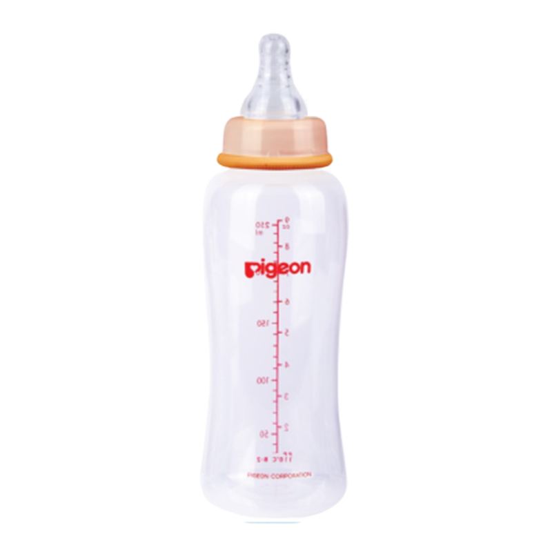 Pigeon Botol Susu PP Clear Streamline Orange 250ml | Gogobli