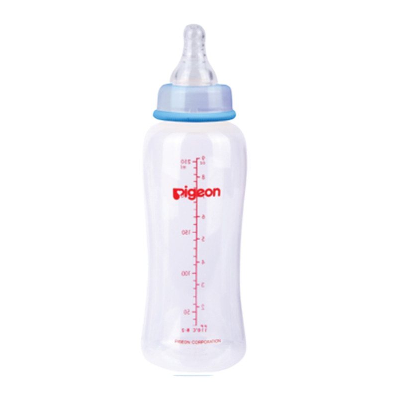 Pigeon Botol Susu PP Clear Streamline Blue Navy 250ml | Gogobli