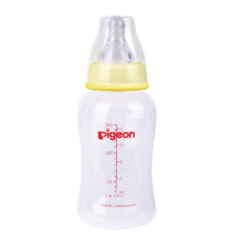 Pigeon Botol Susu PP Clear Streamline Yellow 150ml | Gogobli