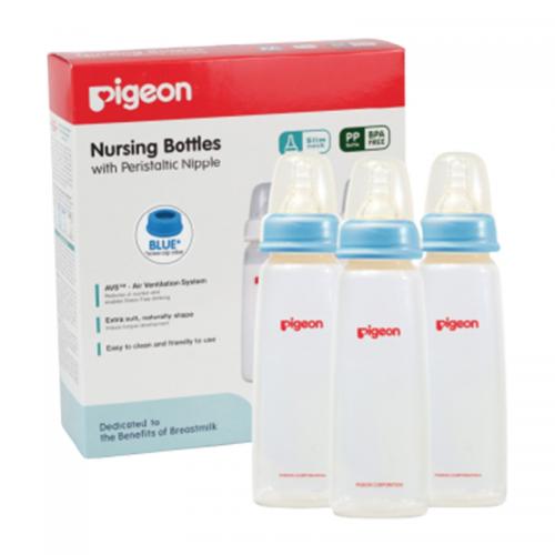 Pigeon Botol Susu PP KP Triple Pack (Warna Random) 240ml | Gogobli