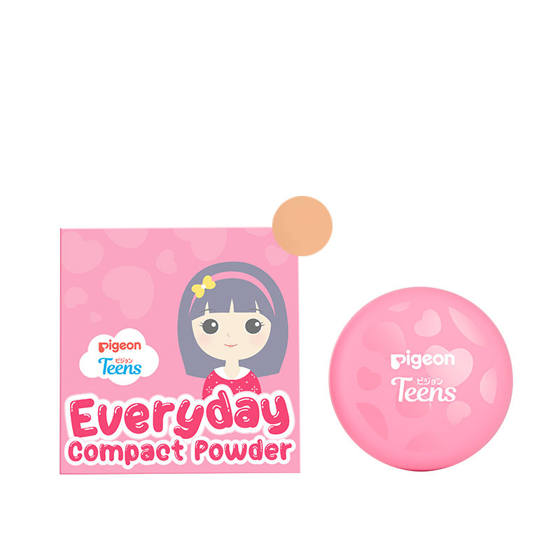 Pigeon Teens Everyday Compact Powder Natural 9gr | Gogobli