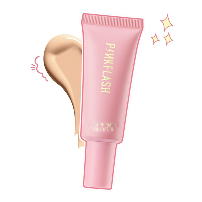 PinkFlash Oh My Self Lasting Matte Foundation F03 #4 Medium Peach | Gogobli