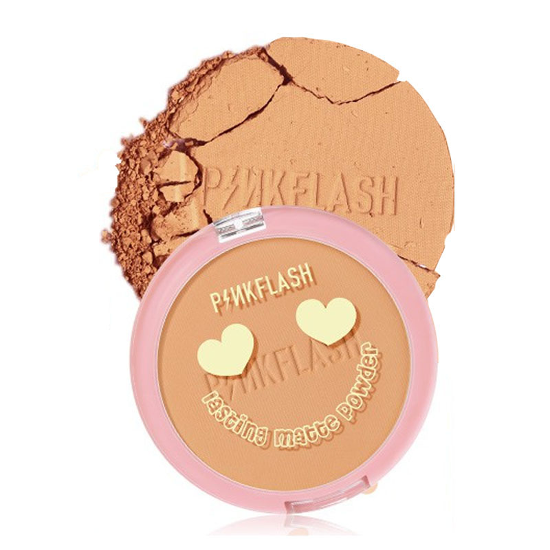 PinkFlash OhMySelf Long-lasting Matte Oil Control Pressed Powder F08 #222 | Gogobli