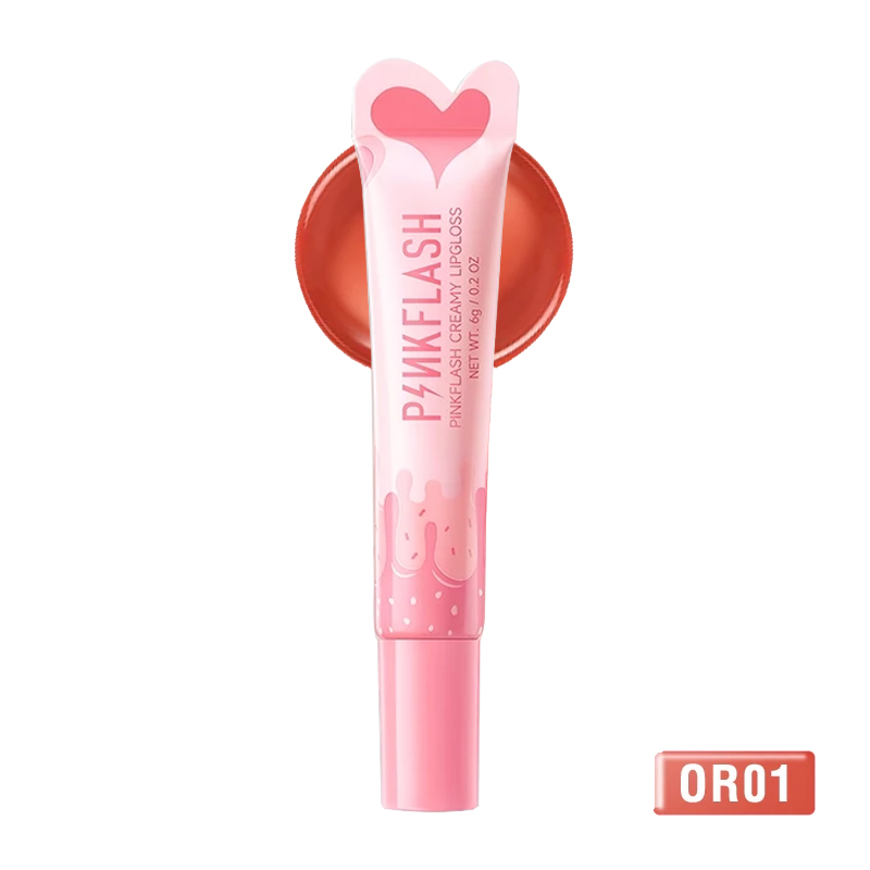 PinkFlash Creamy Lipgloss L17-OR01 | Gogobli
