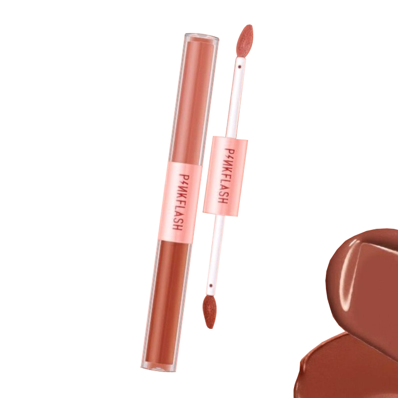 PinkFlash Double Sense 2in1 Dual Ended Liquid Lipstick PF-L13-D01 | Gogobli