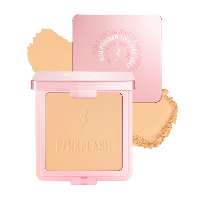 PinkFlash Duo Powder Two Way Cake PF-F17-YL01 | Gogobli