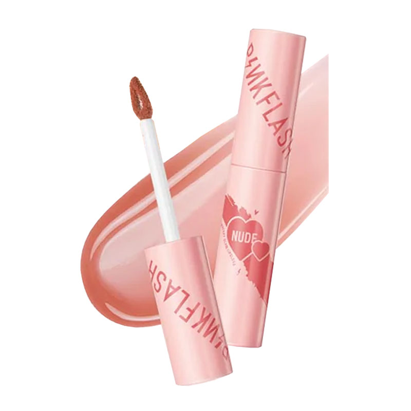 PinkFlash Watery Glam Lip Gloss Super Glossy Shiny Lip Tint PFL09-NU03 | Gogobli