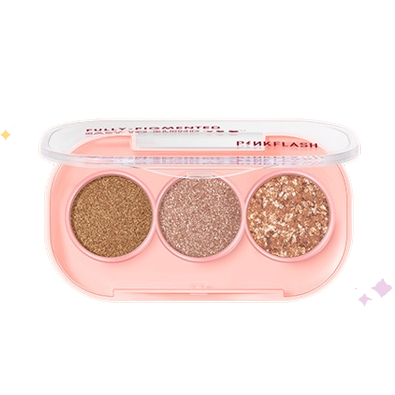 Pinkflash 3 Pan Eyeshadow PF-E23-GT02 | Gogobli
