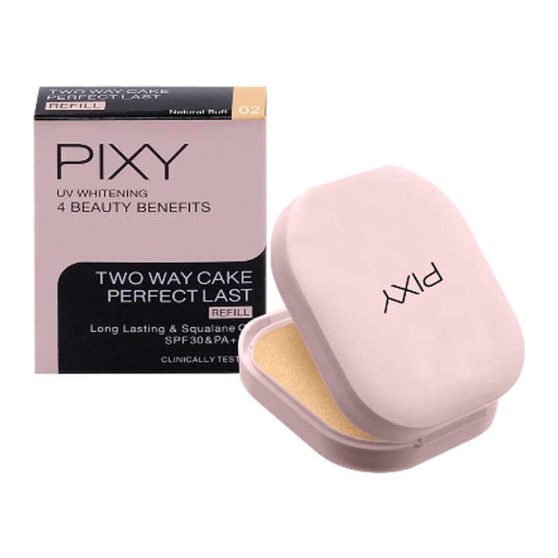 Pixy UVW TWC Perfect Last Refill 02 Natural Buff 9gr | Gogobli