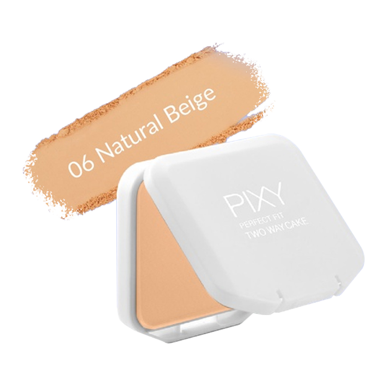 Pixy Two Way Cake Perfect Fit Refill 06. Natural Beige 12.2gr | Gogobli