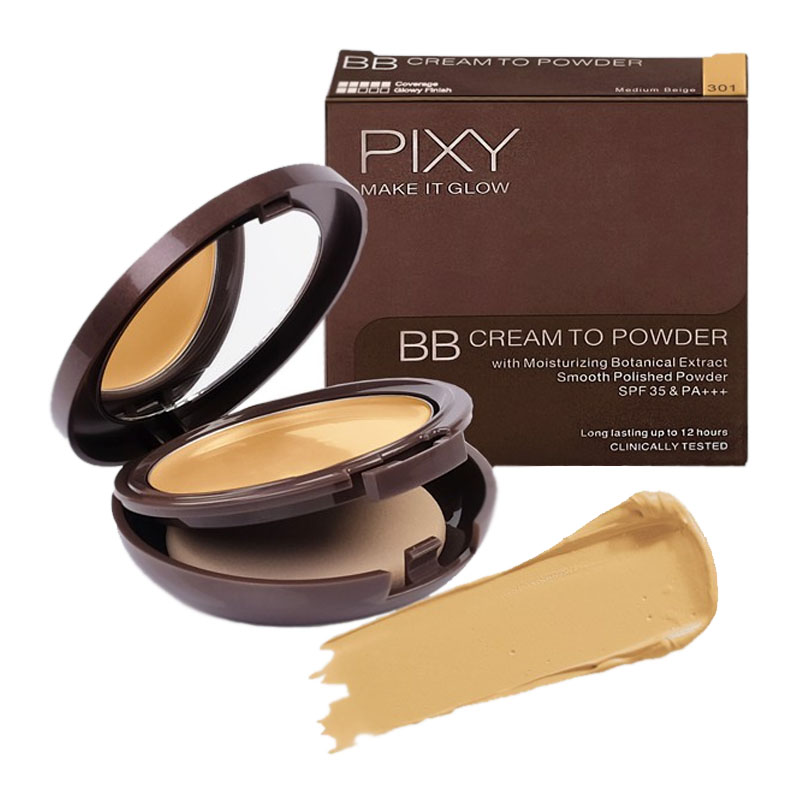 Pixy Make It Glow BB Cream To Powder 301 Medium Beige 11gr | Gogobli