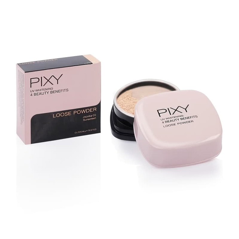 Pixy Loose Powder UV Whitening Loose Powder Ivory 12gr | Gogobli