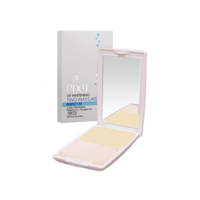 Pixy Two Way Cake Perfect Fit White Cream 12.2gr | Gogobli