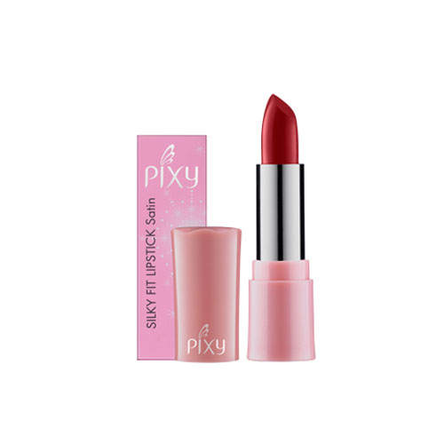 Pixy Silky Fit Lipstick 101 Rich Red 3.8gr | Gogobli