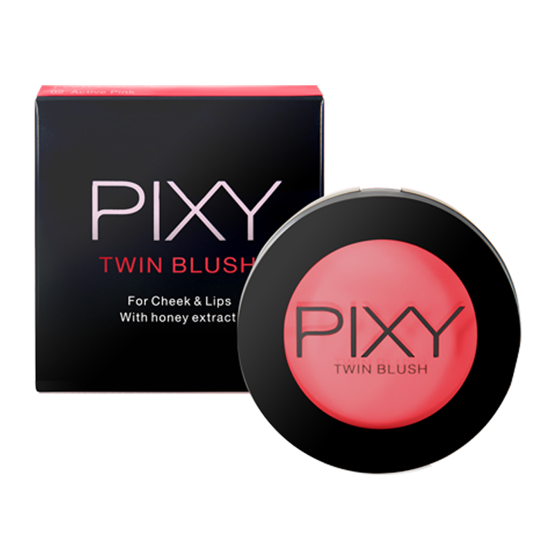 Pixy Twin Blush 02 Active Pink 4gr | Gogobli