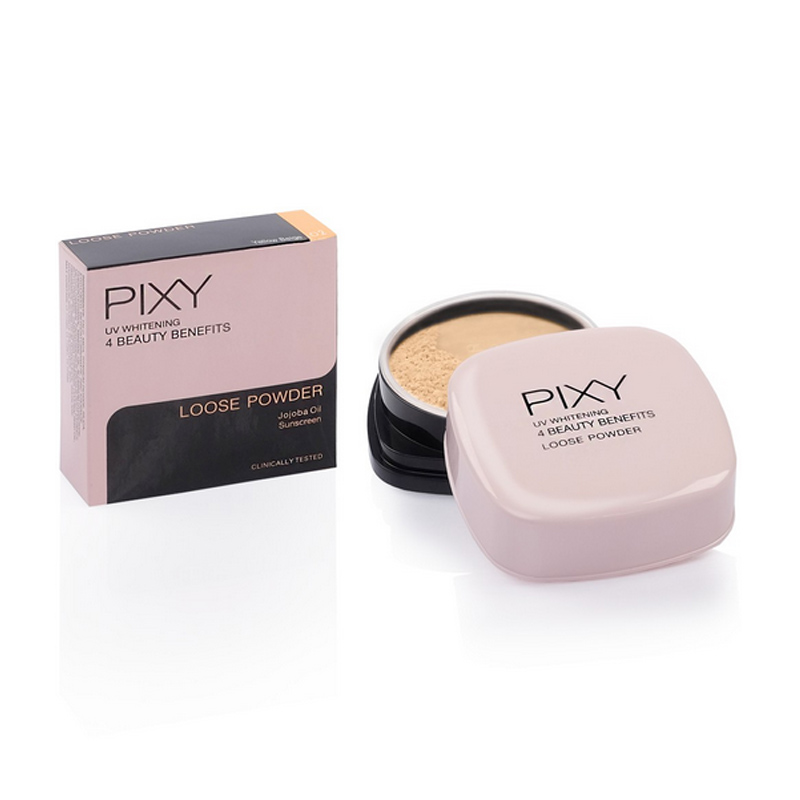 Pixy Loose Powder UV Whitening Loose Powder Yellow Beige 9gr | Gogobli