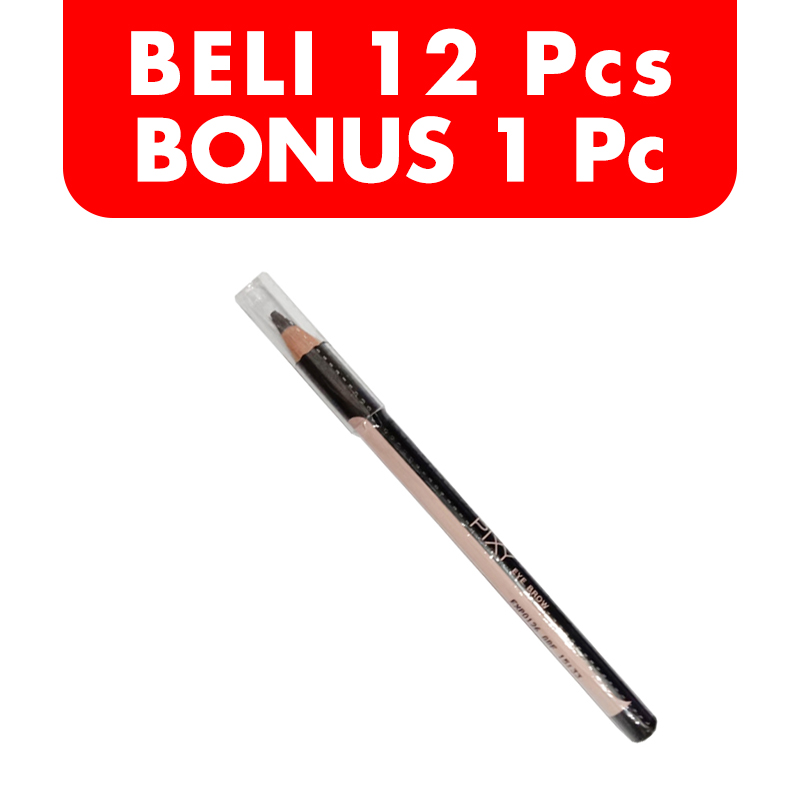 Pixy Eye Brow - Black 1.14g (BELI 12pcs BONUS 1pc) | Gogobli