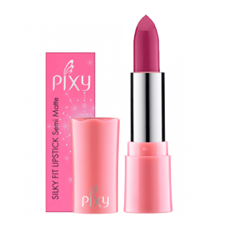 Pixy Silky Fit Lipstick 317 Vibrant Fuchsia 3.8gr | Gogobli