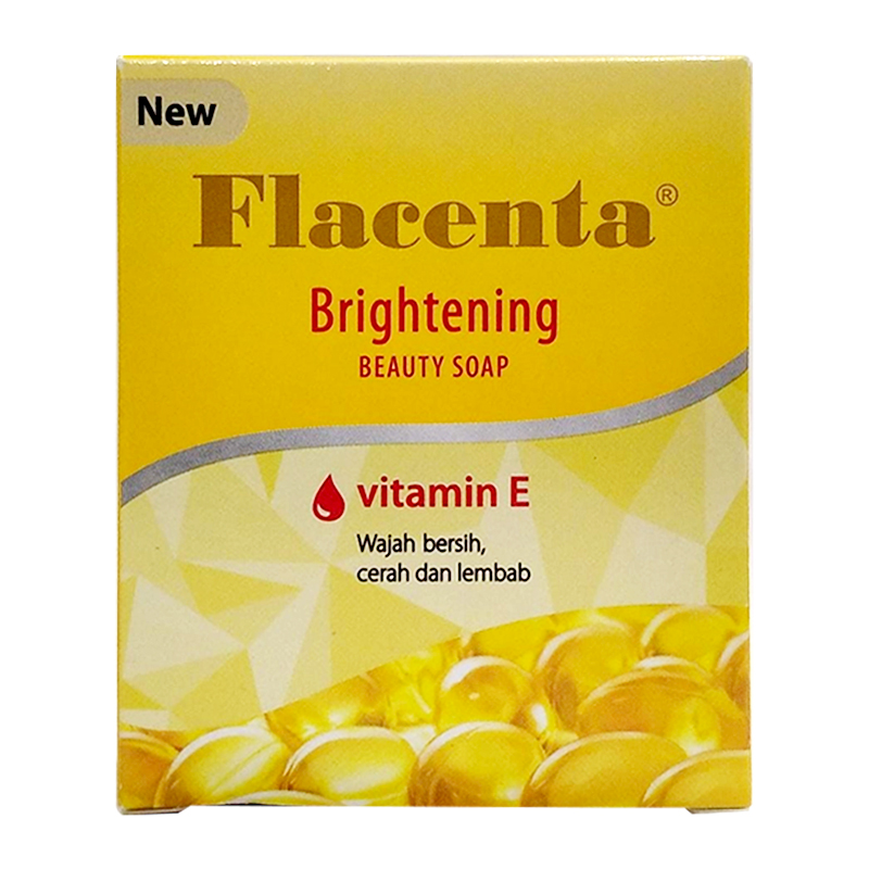 Flacenta Brightening Beauty Soap Vit E 80gr | Gogobli