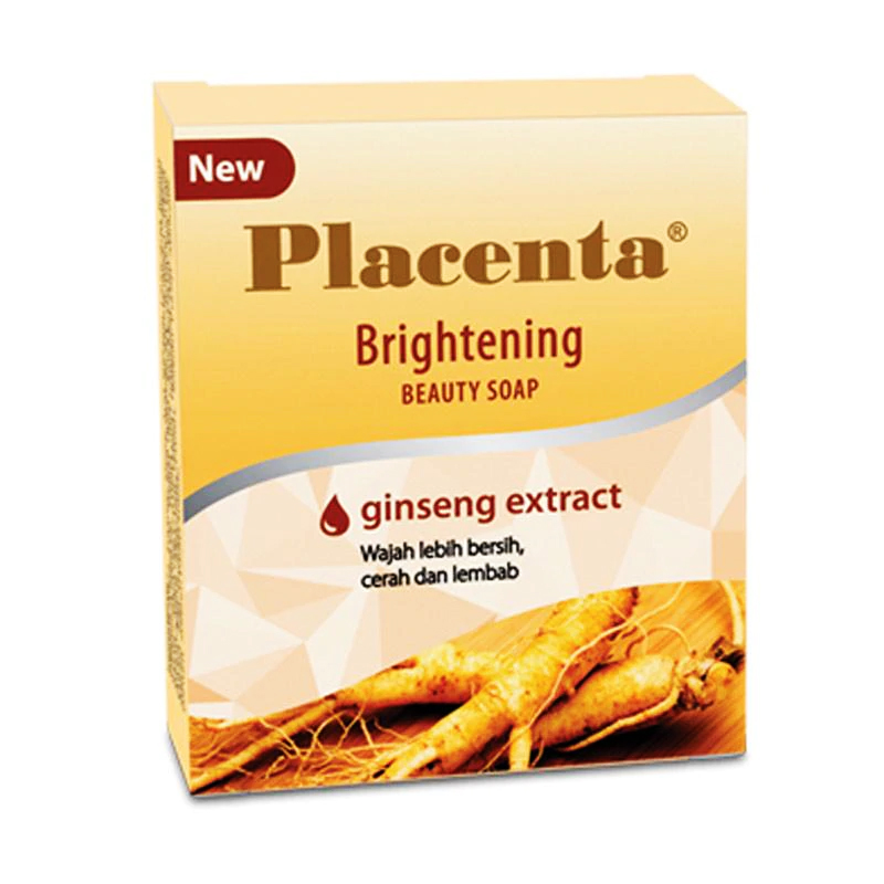 Placenta Brightening Beauty Soap Ginseng 80gr | Gogobli