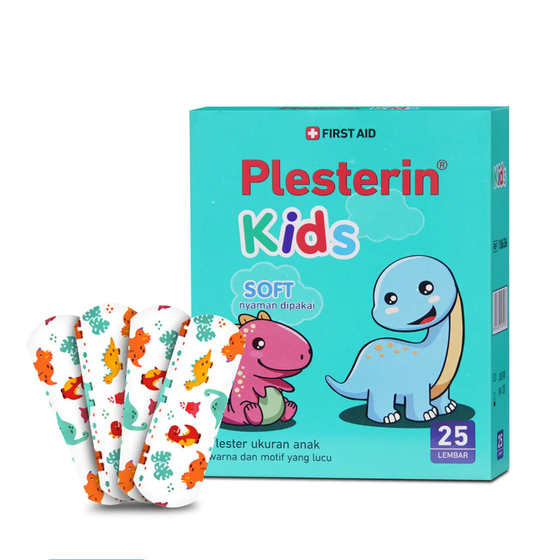 Plesterin Kids Dinosaurus Box (25 Lembar) | Gogobli