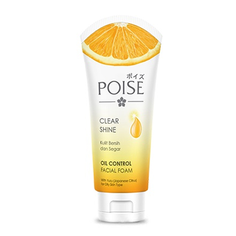 Poise Facial Foam Oil Control Clear Shine 50gr | Gogobli
