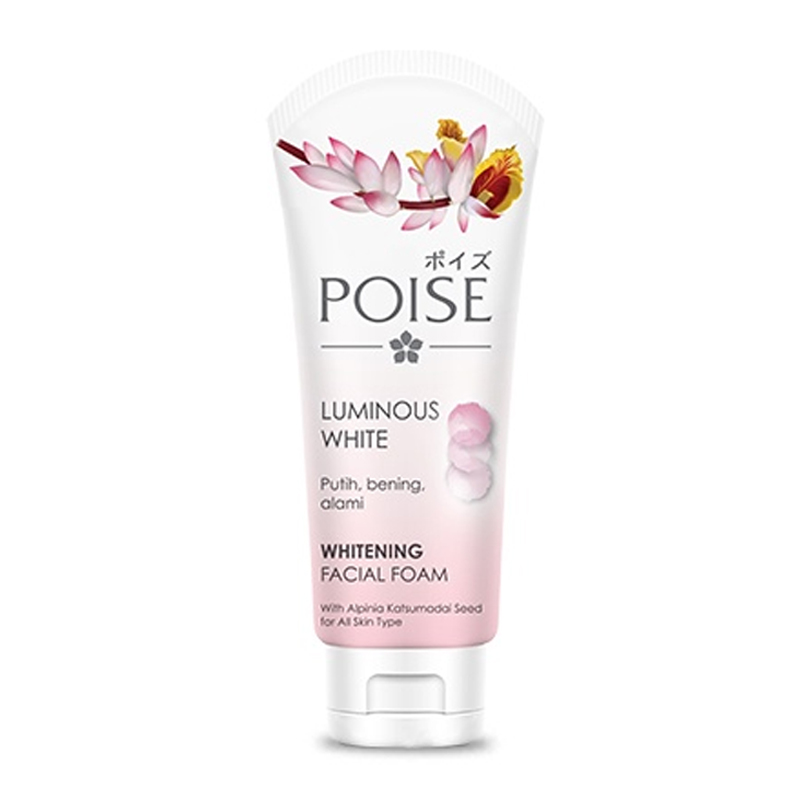 Poise Facial Foam Whitening 50gr | Gogobli