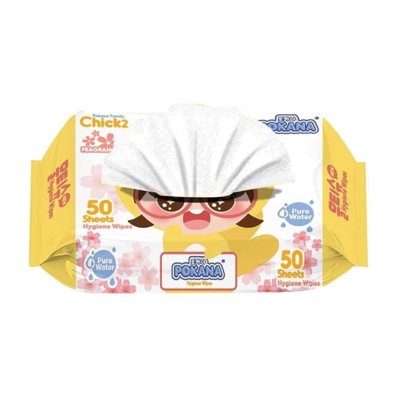 Pokana Hygiene Wipes Fragrance 50s | Gogobli