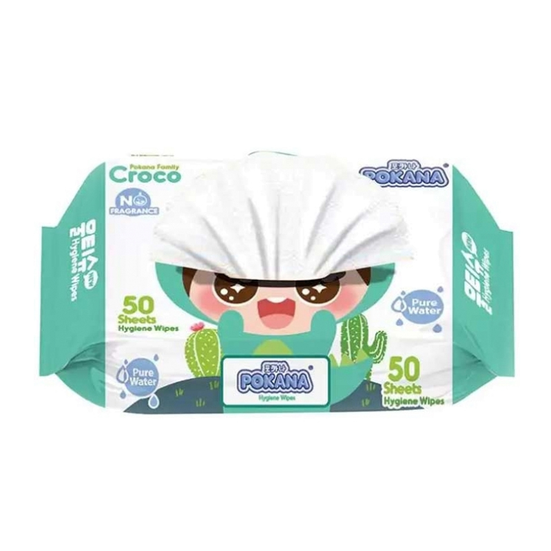 Pokana Hygiene Wipes Non-Fragrance 50s | Gogobli