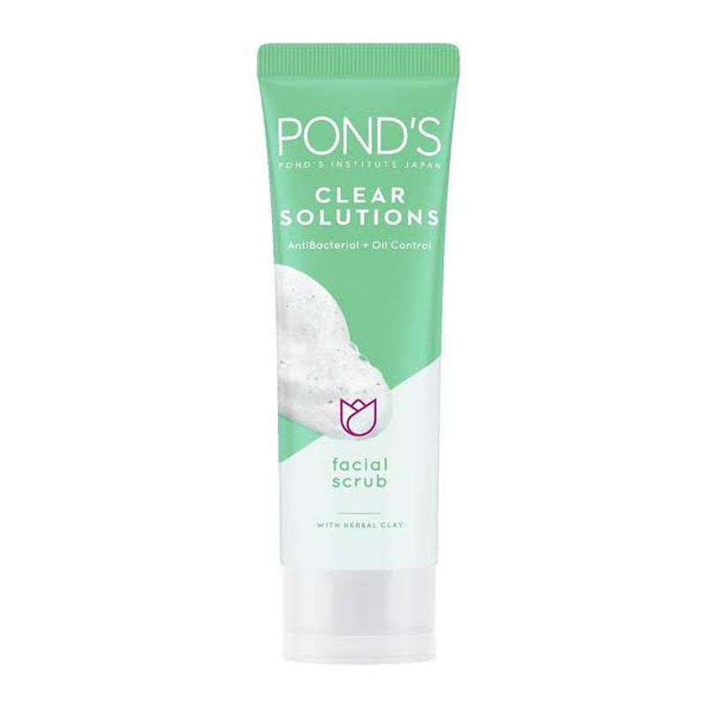 Ponds Clear Solution Facial Scrub 50gr | Gogobli