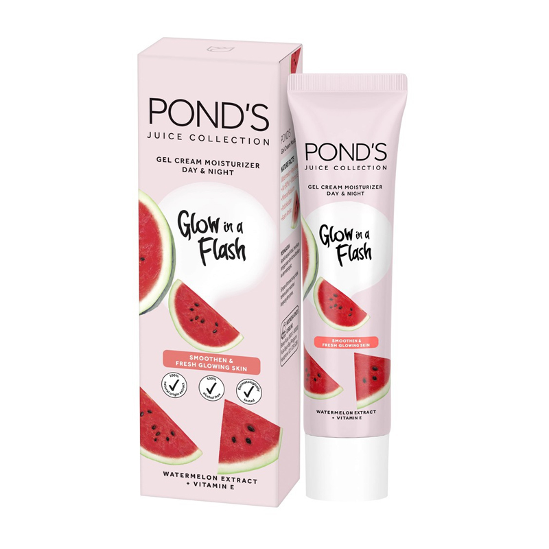 Ponds Juice Collection Gel Cream Moisturizer Watermelon Extract Plus Vitamin E 20gr | Gogobli