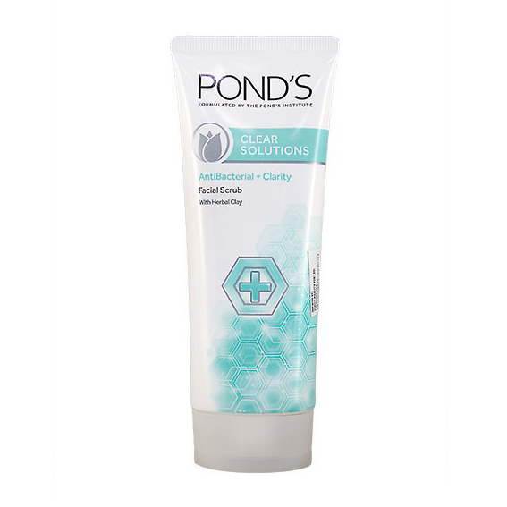 Ponds Clear Solution Facial Scrub 100gr | Gogobli