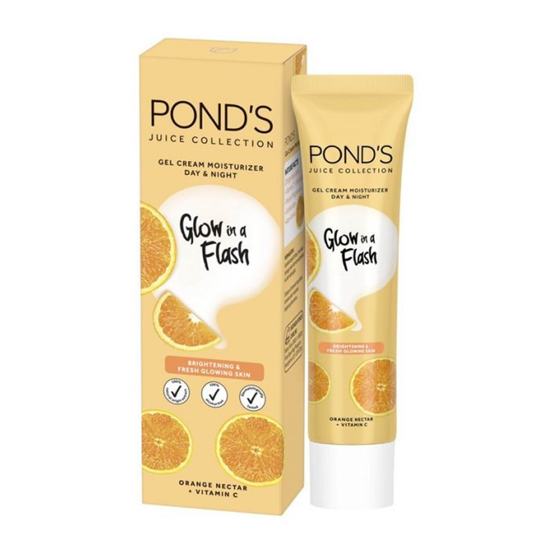 Ponds Juice Collection Gel Cream Moisturizer Orange Nectar Plus Vitamin C 20gr | Gogobli