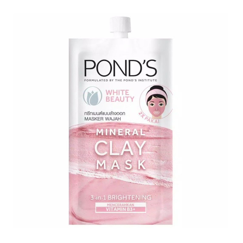 Ponds White Beauty Mineral Clay Mask 8gr | Gogobli