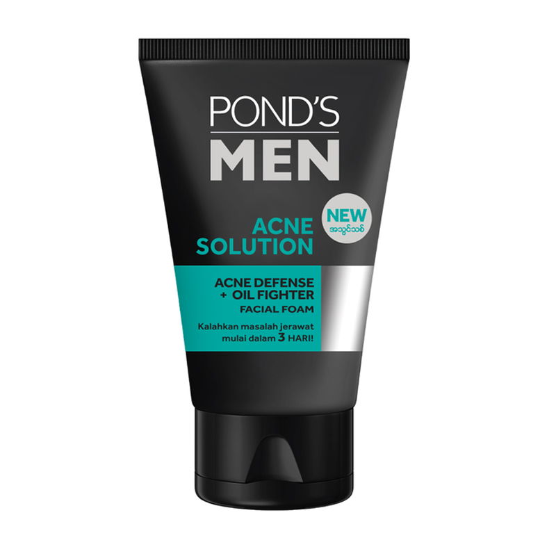 Ponds Men Acne Solution Facial Foam 100gr | Gogobli