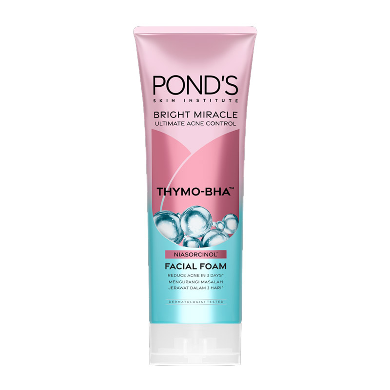 Ponds Bright Beauty Thymo-BHA Niasorcinol Facial Foam 50gr | Gogobli